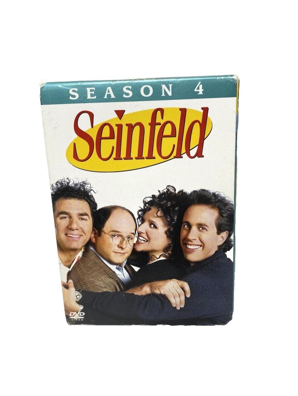 Seinfeld Season 4 DVD Video Collectable with Season Extras, 4 Disc with Covers